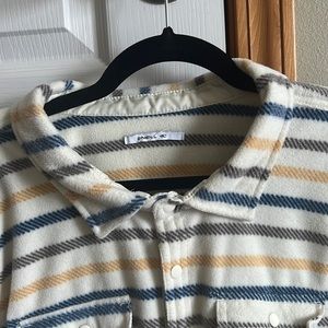 Cozy Striped Fleece Flannel